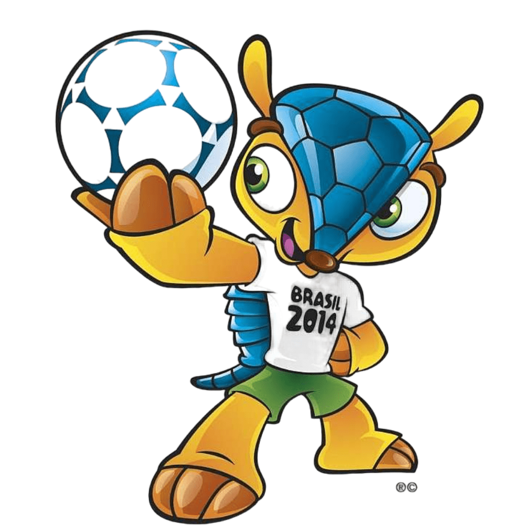 mascota mundial Fuleco (Brasil 2014)